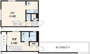 Ｆｕｌｌｅａ二子玉川の物件間取画像